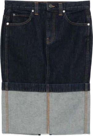 Khaite Kilian Skirt - Dames - Spijkerrokken - Blauw - W27 - Katoen - Rokken