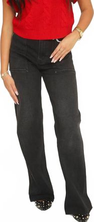 Pistola Denim Penny Utility High Rise Wide Leg Jeans In Collins