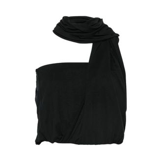 Gimaguas Scarf Top - Dames - Tops - Zwart - Maat: S