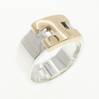 Herm&egrave;s Yellow Gold (18K) Silver 925 Band Ring (Pre-Owned)
