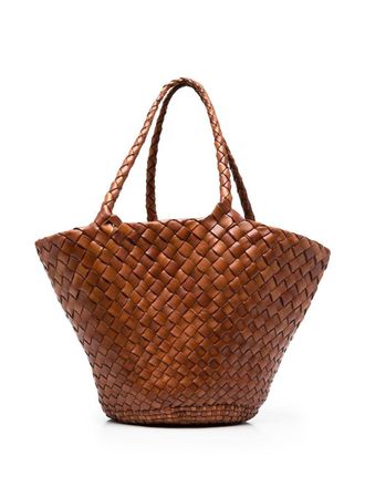 Dragon Diffusion Egola geweven shopper - Bruin