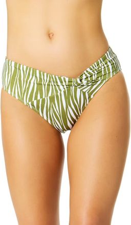Anne Cole Womens Sierra Woodblock Twist Front Swim Bottom at Nordstrom, Size X-Large