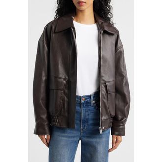 Mango Marti Faux Leather Jacket in Brown at Nordstrom Rack, Size X-Small
