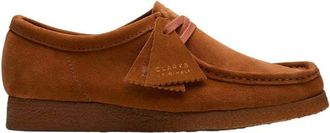 Clarks Wallabee Suede - Heren - Veterschoenen - Bruin - 43 EU - Leer - Schoenen