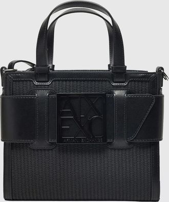 A|X Armani Exchange Borsa Armani Exchange in pelle sintetica traforata