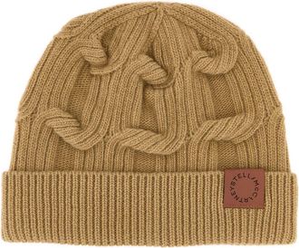 Stella McCartney Stella Mc Cartney Camel Wool Beanie Hat