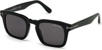 Tom Ford Dax Zonnebril - Heren - Zonnebrillen - Zwart - 50 MM - Accessoires