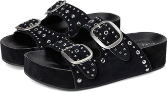 Marc Fisher Sayge Womens Dress Sandals Black Suede : 6.5 M