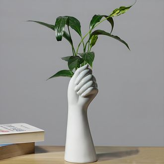 OEM Jarrones De Cer&aacute;mica Blanca Para Arreglos Florales Hidrop&oacute;nicos Como Decoraci&oacute;n De Mesa