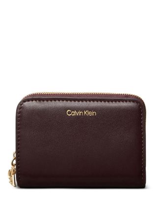 Calvin Klein zipped leather wallet - women - Calf Leather - One Size - Red
