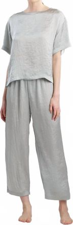 Natori Ashley Icon Pj Set In Celadon