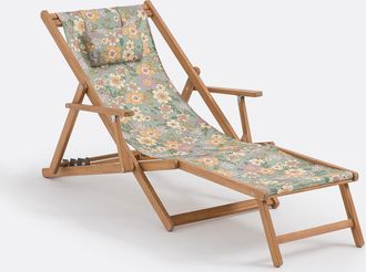 La Redoute Interieurs Ligstoel in geoliede acacia Rosemary