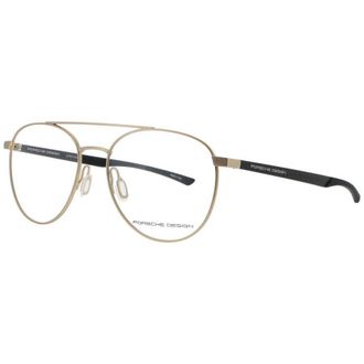 Porsche Design Unisex Gold Tone Rectangular Eyeglass Frames P8754