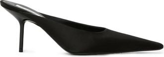 Victoria Beckham 75 mm Sloan stiletto muiltjes met puntige neus - Zwart