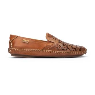 Pikolinos Jerez Perforated Loafer - Dames - Loafers - Bruin - 40 EU - Leer - Schoenen