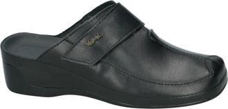 Vital 2810 Tina Muiltje met Hak - Dames - Sleehakken - Zwart - 38 EU - Leer - Schoenen