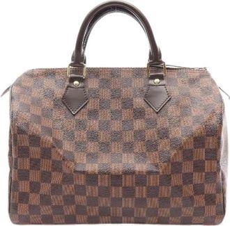Louis Vuitton Pre-owned Speedy 30 Damier Handbag - Dames - Vintage Handtas - Bruin - ONE Size - Leer - Vintage