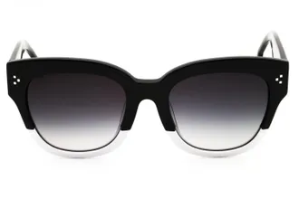 GAP SGP010 Acetate Rectangle Sunglasses - Black