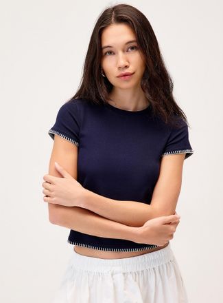 Twik Womens Overcast edging T-shirt