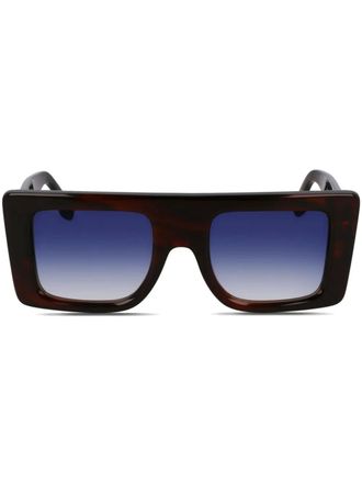 Victoria Beckham logo-at-the-arm sunglasses - Black
