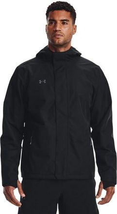 Under Armour Mens UA Stormproof Lined Rain Jacket - Waterproof and Breathable XS