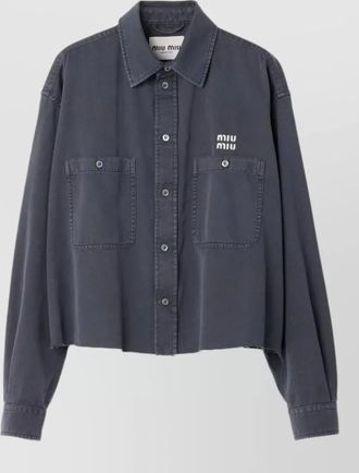 Miu Miu denim shirt