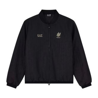 Emporio Armani Bomber Jacket Calcio - - Jackets - Uomo - Nero - L