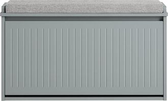 SoBuy Banco zapatero con 1 puerta gris