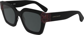 Longchamp LO771S 013 Womens Sunglasses Black Size 50
