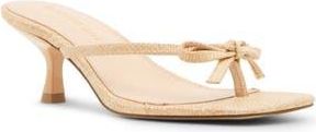 Madden Girl Kitten Heel Sandal in Natural Raffia at Nordstrom Rack, Size 8.5