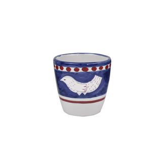 Arcucci Blue feather wine glass 25 cl