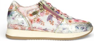 Laura Vita Gycmo 58 Floral Leather Trainers Sneaker Shoes