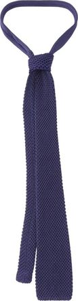 Forte_Forte My Scarf Necktie - Dames - Stropdassen - Blauw - ONE Size - Katoen - Accessoires