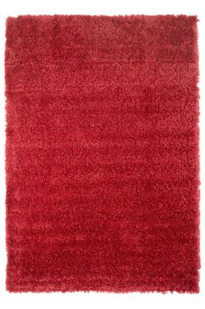 Kukoon Burgundy Super Soft Shaggy Rug in Wine | Size: 240 cm x 330 cm