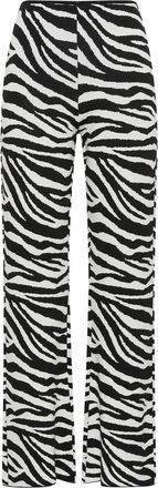 Maliparmi Pantaloni dritti con stampa - Nero