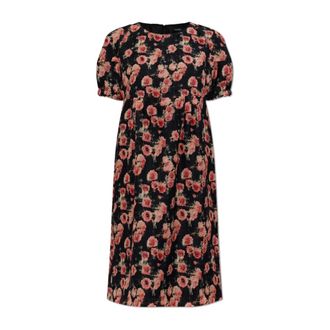 R13 Short Dresses, female, Black, Size: XS Floral Print Dress