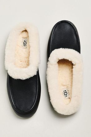 UGG Ansley Leather Mule Slippers
