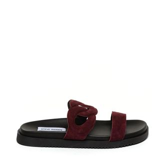 Steve Madden Myrtle Sandal BURGUNDY SUEDE