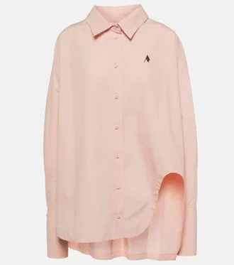 The Attico Diana cotton poplin shirt