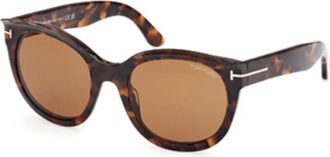Tom Ford Tamara-02 Zonnebril - unisex - Zonnebrillen - Bruin - 54 MM - Accessoires