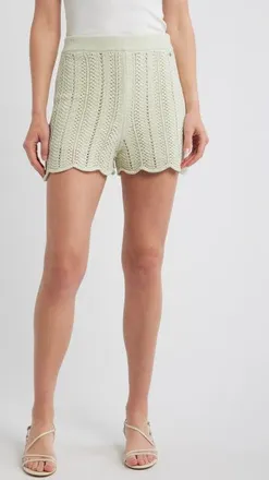 Boss Orange by Hugo Boss Wave Knit Shorts in Guava Leaf at Nordstrom, Size X-Small
