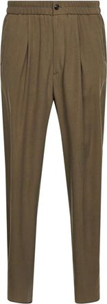 Giorgio Armani Slim-fit Trousers, male, Brown, Size: S Giorgio Armani Rtw