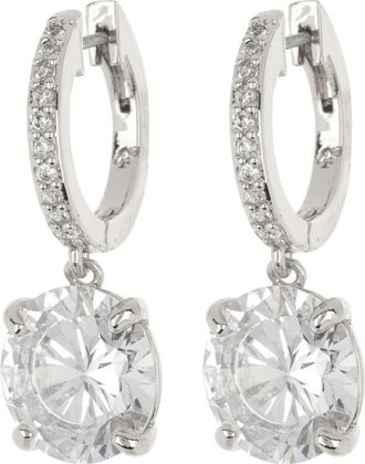 Kate Spade New York bright ideas drop earrings in Clear/Silver at Nordstrom Rack