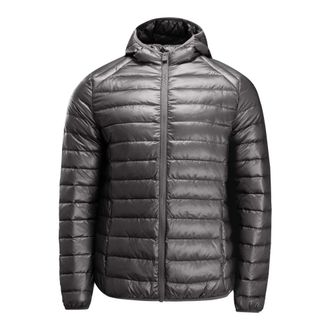 Jott Ripstop Jas met Capuchon - Heren - Winterjassen - Grijs - L - Jassen