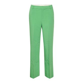 Part Two Greenbriar Stijlvolle PA - Dames - Wijde Broeken - Groen - L - Broeken
