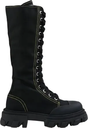 Ganni Stivali Alti da Sentiero - - Shoes - Donna - Nero - 41 EU