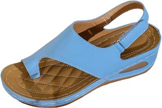 Generic Womens Adjustable Strap Flip Flops Summer Casual Comfortable Slides with Non Slip Sole Orthopedic Arch Support Sandals Wide Width Outdoor Walking Shoe