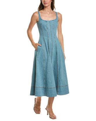 Toccin Tia Sculpted Midi Dress