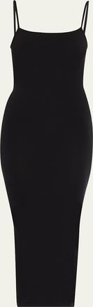 Wolford Fatal Sleeveless Bodycon Knit Velvet Midi Dress