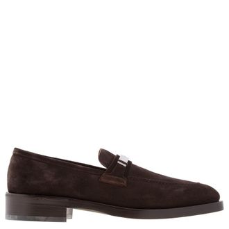 Ferragamo Danny Ornament Suede Loafers, Size 9 E